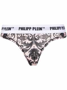 Philipp Plein трусы-стринги с узором New Baroque