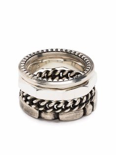 WERKSTATT:MÜNCHEN наборное серебряное кольцо