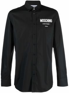 Moschino рубашка с логотипом