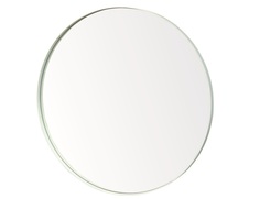 Настенное зеркало гала (simple mirror) белый 4 см.