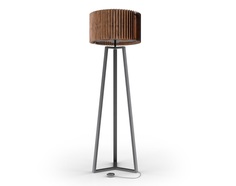 Напольный светильник rotor floor lamp (woodled) коричневый 160 см.