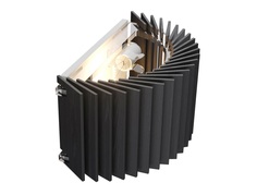 Настенный светильник rotor wall lamp horizontal (woodled) черный 26x13x11 см.