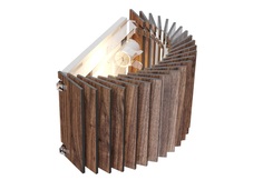 Настенный светильник rotor wall lamp horizontal (woodled) коричневый 26x13x11 см.