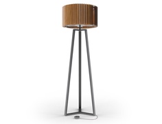 Напольный светильник rotor floor lamp (woodled) коричневый 160 см.