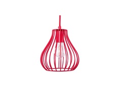 Светильник подвесной birdcage orb (desondo) красный 22 см.