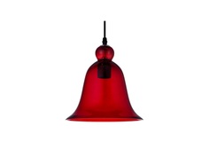 Светильник подвесной glazig bell (desondo) красный 23 см.