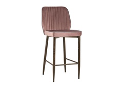 Стул полубарный лоренс (stool group) розовый 44x96x56 см.