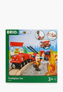 Набор игровой Brio "Пожарная станция", 35х12х35см