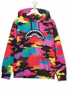 sprayground kid худи с камуфляжным принтом