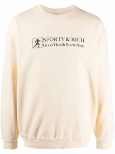 Sporty & Rich толстовка с логотипом