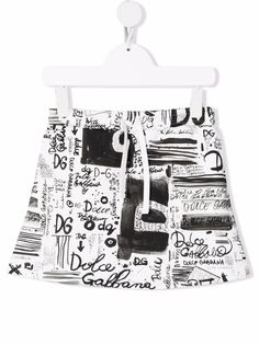 Dolce & Gabbana Kids юбка с логотипом