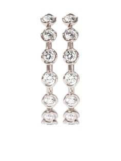 Annoushka серьги-кольца Marguerite из белого золота с бриллиантами