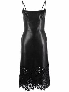 Ermanno Ermanno платье миди из искусственной кожи