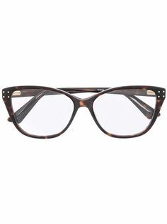 Moschino Eyewear солнцезащитные очки в оправе кошачий глаз
