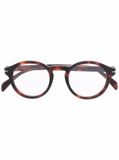 Eyewear by David Beckham очки в круглой оправе черепаховой расцветки