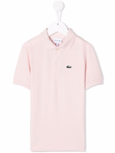 Lacoste Kids рубашка поло с вышивкой