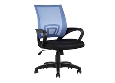 Кресло офисное topchairs simple (stool group) голубой 56x95x55 см.