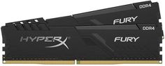 Модуль памяти DDR4 16GB (2*8GB) HyperX HX437C19FB3K2/16 Fury black PC4-30000 3733MHz CL19 радиатор 1.35V