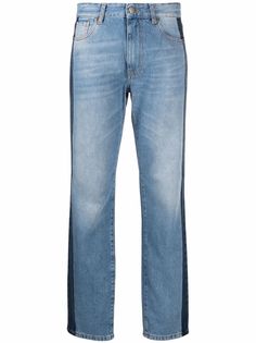TWINSET прямые джинсы средней посадки