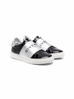 Givenchy Kids слипоны с контрастными вставками