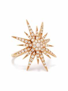 Djula кольцо Big Sun из розового золота с бриллиантами
