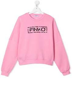 Pinko Kids толстовка с логотипом