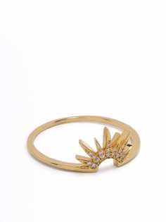 Djula кольцо из желтого золота с бриллиантами