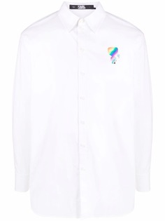 Karl Lagerfeld поплиновая рубашка Pride