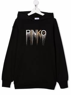 Pinko Kids худи с вышитым логотипом