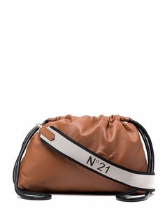 Nº21 сумка на плечо с тисненым логотипом