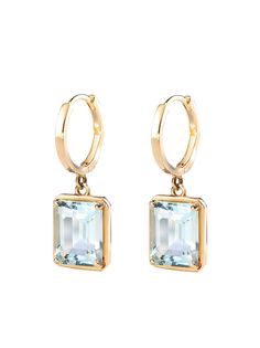 Loren Stewart LOREN 14K YG AQUAMARINE BEVERLY ERNG