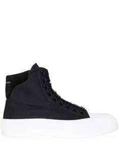 Alexander McQueen высокие кеды Deck Plimsoll