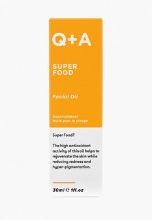 Масло для лица Q+A SUPER FOOD, 30 мл