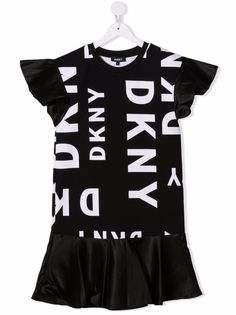 Dkny Kids платье-футболка с логотипом