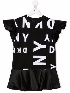 Dkny Kids платье-футболка с логотипом