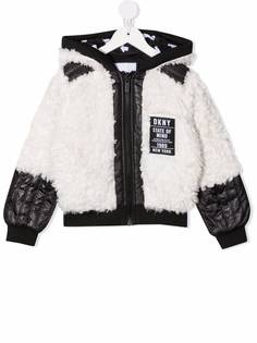 Dkny Kids двусторонняя куртка из шерпы