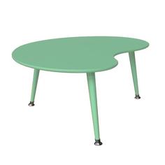 Журнальный стол почка монохром (woodi) зеленый 43.0x60.0x90.0 см.
