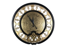 Часы настенные круглые fago 90 (inshape) золотой 3 см.