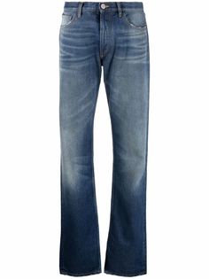 The Attico прямые джинсы средней посадки