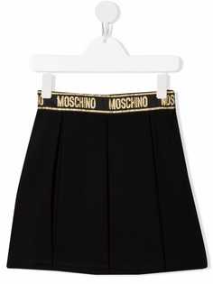 Moschino Kids юбка с логотипом