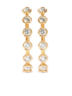Annoushka серьги-кольца Marguerite из желтого золота с бриллиантами