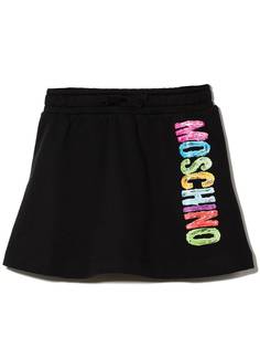 Moschino Kids юбка мини с логотипом