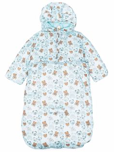 Moschino Kids пуховик с принтом Teddy Bear