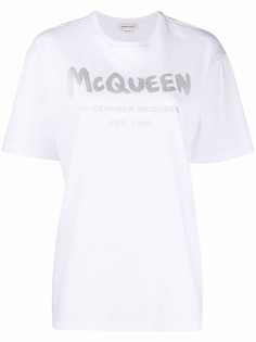 Alexander McQueen футболка с логотипом