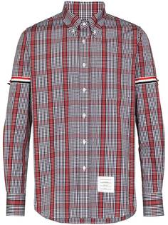 Thom Browne рубашка в клетку Windowpane