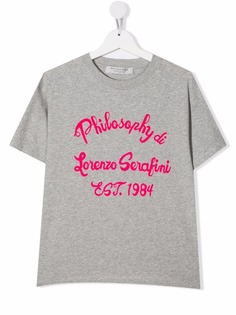 Philosophy Di Lorenzo Serafini Kids футболка с логотипом