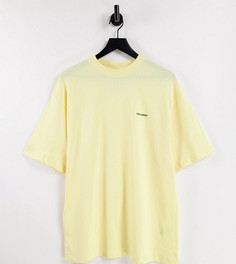 Желтая oversized-футболка с логотипом COLLUSION Unisex-Желтый