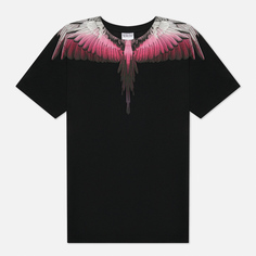Мужская футболка Marcelo Burlon Wings Regular, цвет чёрный