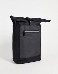 Черный рюкзак ролл-топ Ben Sherman-Черный цвет