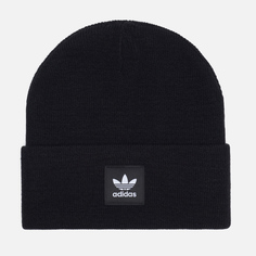 Шапка adidas Originals Adicolor Cuff Knit, цвет чёрный